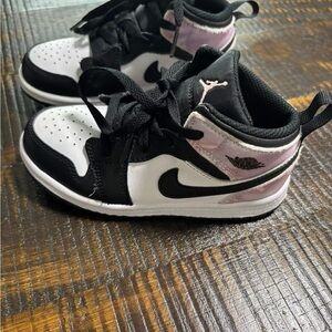 Kids Black and White Sneakers